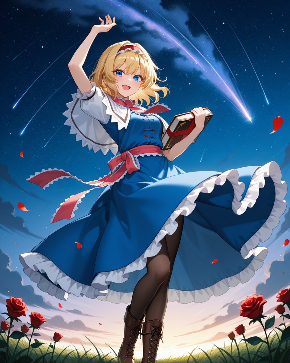 Layla_mmdplayer's tweet photo. #AIイラスト
今日はアリスと魔理沙を生成いたしました
不安を感じることがあった時も、あるいは不安を感じることがあったからこそ好きだと思える女性や可愛いと思える女の子のその魅力を楽しむことができたらと思いますね
使用モデル：Haruka v2　PixAI様 https://t.co/YHidebo4zr
