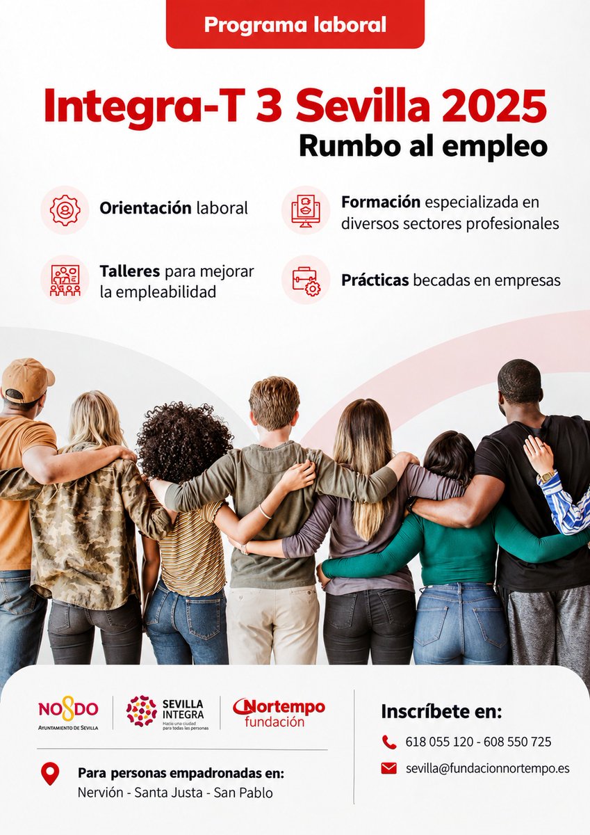 FEICASE's tweet photo. Nuestro Colaborador, LA FUNDACIÓN NORTEMPO, que promuve la Formación, el Empleo y la Orientación de personas desempleadas en el distrito Nervión-San Pablo-Santa Justa, nos pide publicar estos flyers por si nuestros seguidores conocen a personas en esta situación e interesar https://t.co/pC1lMstfVD