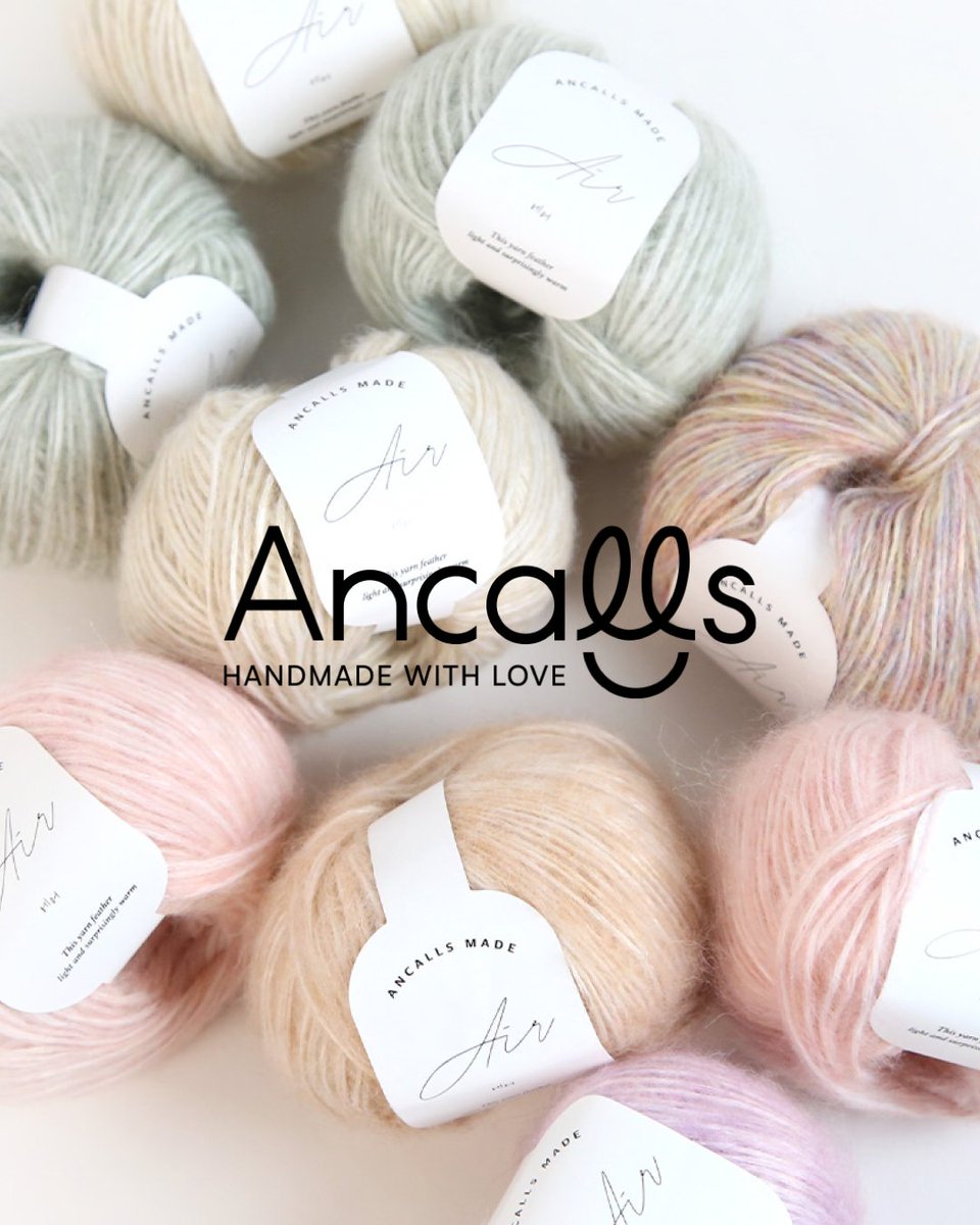 yuzawaya_hobby's tweet photo. 韓国のかわいい毛糸が、ついにユザワヤに！🇰🇷🧶💕

韓国発の毛糸ブランド「Ancalls（アンコールス）」が登場✨

おしゃれな色づかいが魅力の12アイテム・240種(カラー展開を含む)を、10/26(月)～ 蒲田店・吉祥寺店で販売！

🎁購入特典のポストカードや編み図（韓国語）も♪
※数量限定特典あり

11月末頃から横浜,神戸,梅田店＆通販でも販売予定🥰