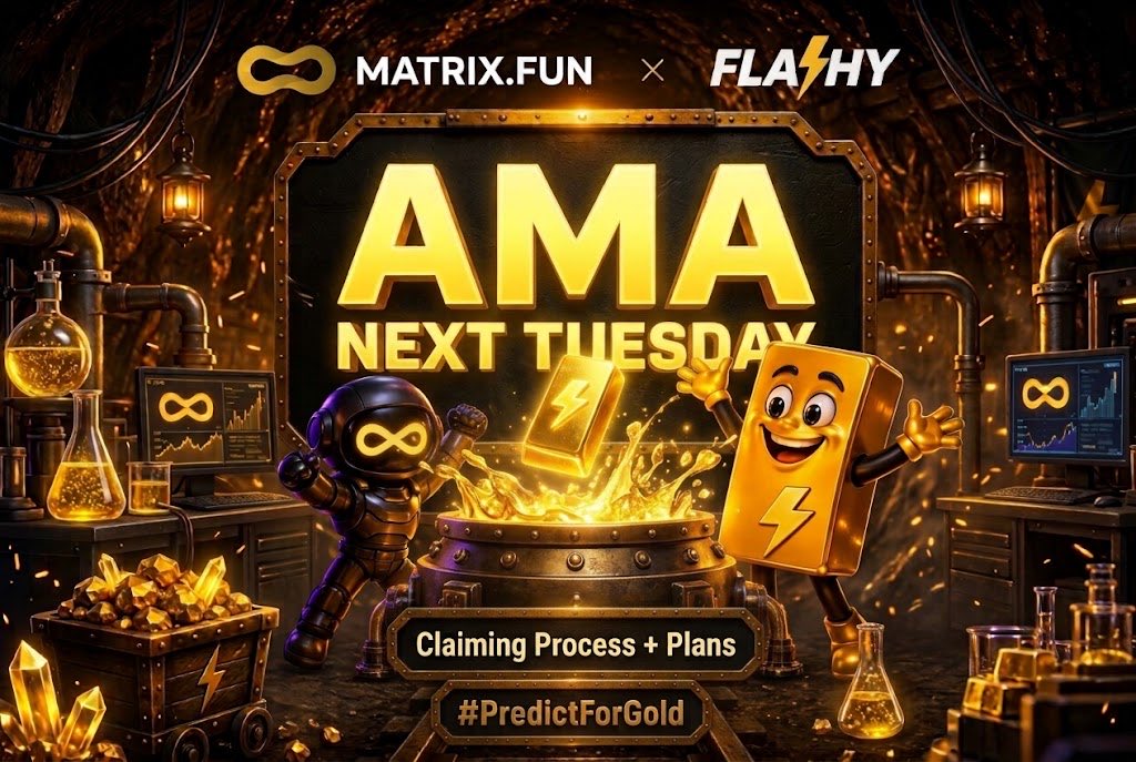 MikeGordHQ's tweet photo. The wait is almost over. ⏳💰

Full @ClaimYourGold claiming details, eligibility, and the step-by-step process will be officially unveiled Next Tuesday at 3PM UTC during our live AMA with our friends at @matrixdotfun.

If you’re ready to claim your $GOLD, this is the one session you cannot afford to miss. Turn post notifications on. 🔔

#PredictForGold #AgenticGaming