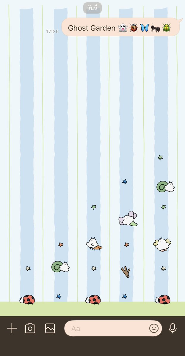 panaholooya's tweet photo. ธีมไลน์ผีแมลงในสวน
ฝนตกแมลงจะเยอะกว่าปกติ
👻🐞🐜🪲 https://t.co/UVteKIG9HC