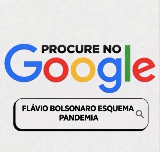 _janoninho_fc's tweet photo. FLÁVIO BOLSONARO ESQUEMA PANDEMIA

Pesquisa aí no Google e me conta o que aparece👇
#FlavioEsquemaPandemia https://t.co/qHHJCJzhoX