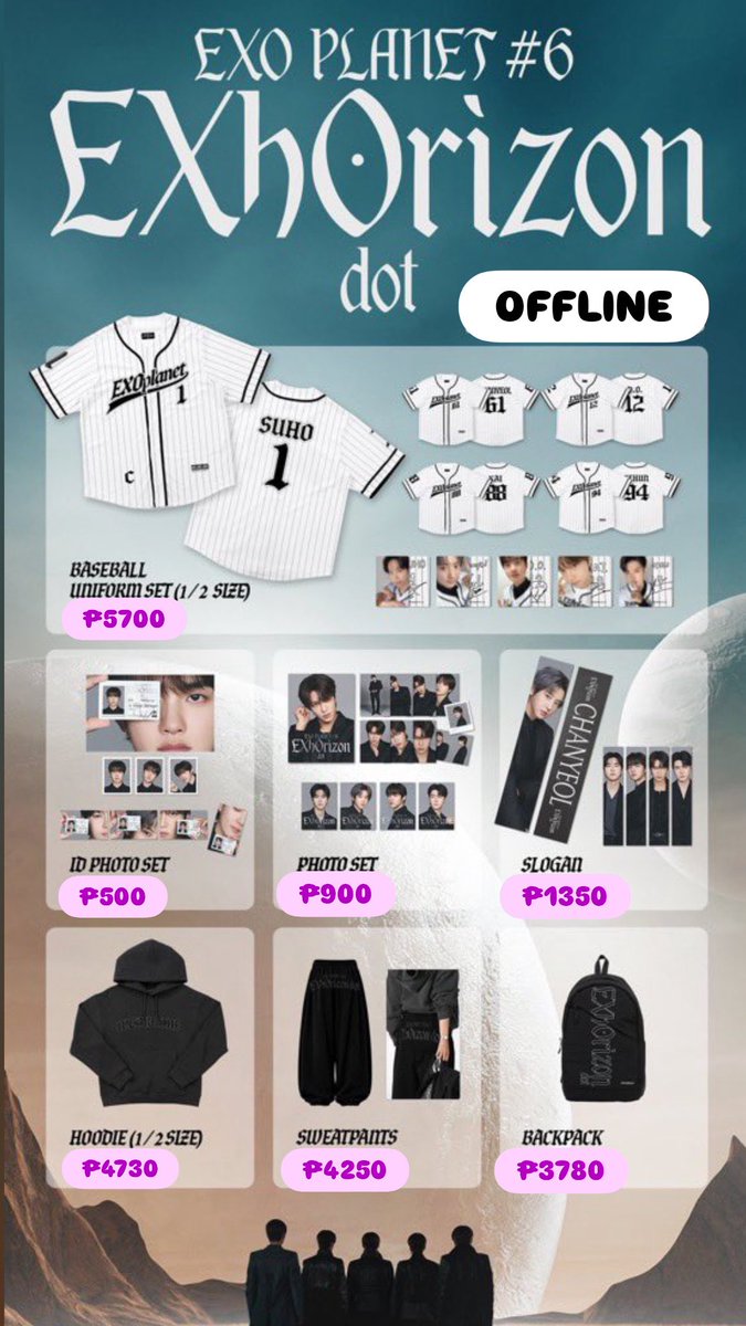 pathcodeKAI88's tweet photo. wts lfb ph go | pasabuy go 🇵🇭 | OFFLINE

EXO PLANET #6 - EXhOrizon [dot] OFFICIAL MERCHANDISE - 1st Line Up

💸 PRICE ALL IN + LSF (Check below)
📝 DOO: Nov. 5
🚚 ETA: Nov. 12 
💰 DOP: 50% DP, 50% once secured / PAYO

DM to Order

#EXO #엑소 #weareoneEXO
#EXOPLANET #EXhOrizon https://t.co/PP5uY5X3f5