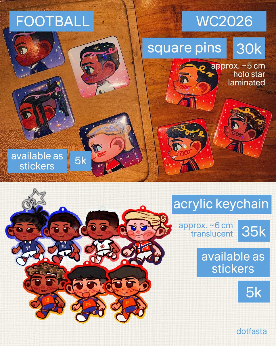 dotfasta's tweet photo. [❤️&amp;🔁 appreciated!] 

Hello! My #cf23 OTS catalogue incl. freebies/trades is here! ( ᴗ͈ˬᴗ͈)ഒ

📆 1 Nov 2026 (DAY 2 ONLY)
📍 ICE BSD, Yellowings G32
⚽️ Football (WC2026, FC Bayern), Project Hail Mary, Misc. (more below!)

(1/3) #comifuro23 #cf23catalogue https://t.co/J7FjtQBOcg