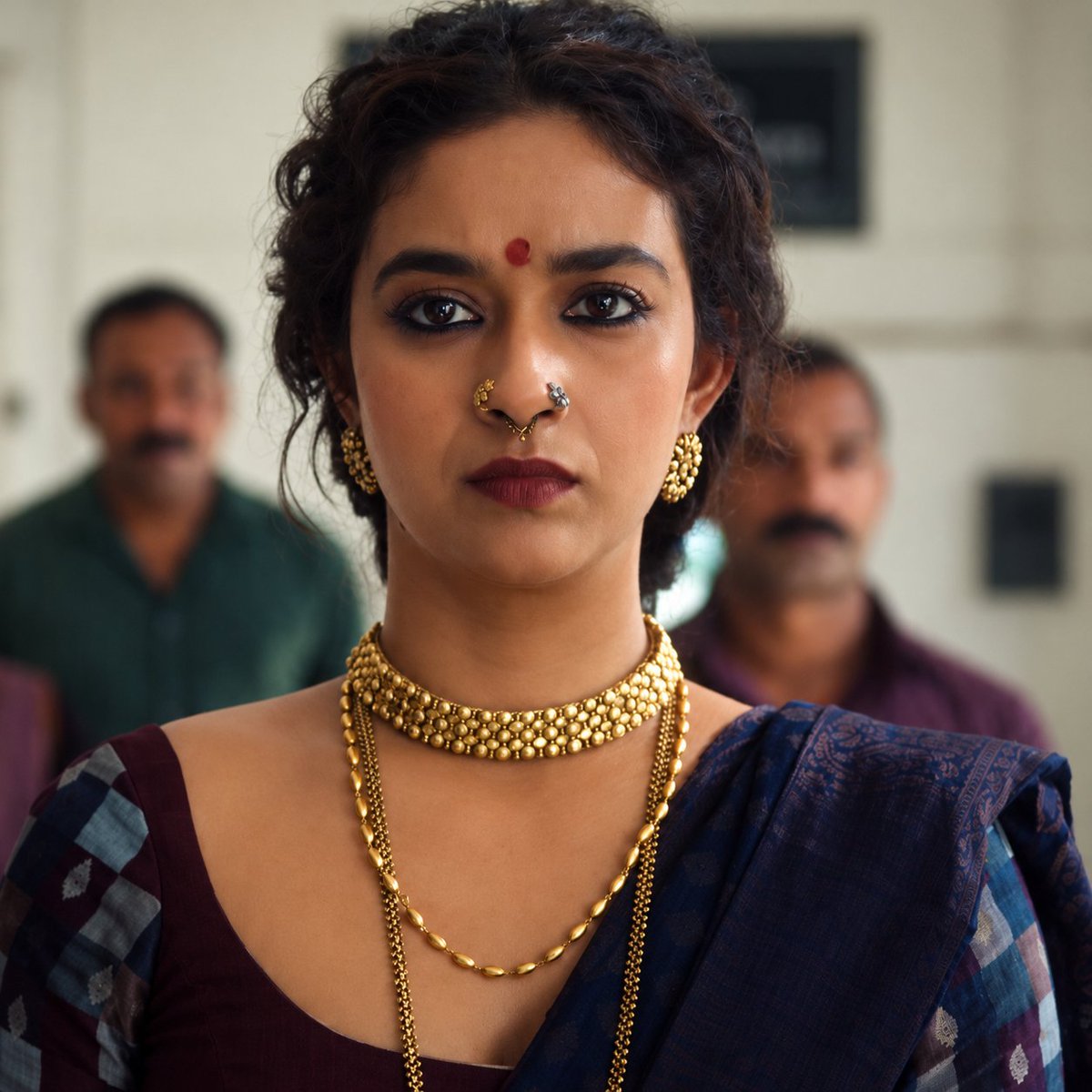 CineTrendX's tweet photo. Keerthy Suresh in #Akka 🔥👑

SHE DOESN'T FOLLOW THE RULES… SHE MAKES THEM! ❤️‍🔥🥵

BHAWANI'S KINGDOM. HER RULES. HER POWER. ⚔️

#KeerthySuresh #AkkaOnNetflix #RadhikaApte #TanviAzmi #NetflixIndia #YRFEntertainment https://t.co/V9hOjwkNWR