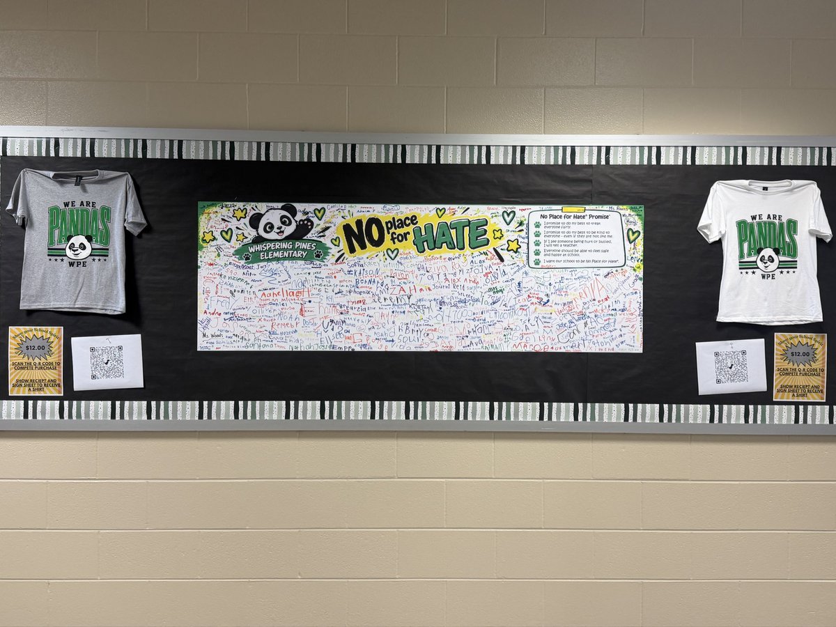 HumbleISD_WPE's tweet photo. π§‘ Unity Day at Whispering Pines! π§‘
WPE celebrated Unity Day by signing our No Place for Hate banner, making a promise to stand together against bullying, show kindness, include others, and help make our school a safe and welcoming place for everyone
#UnityDay #WPE #PandaProud https://t.co/y12hiiCEFg