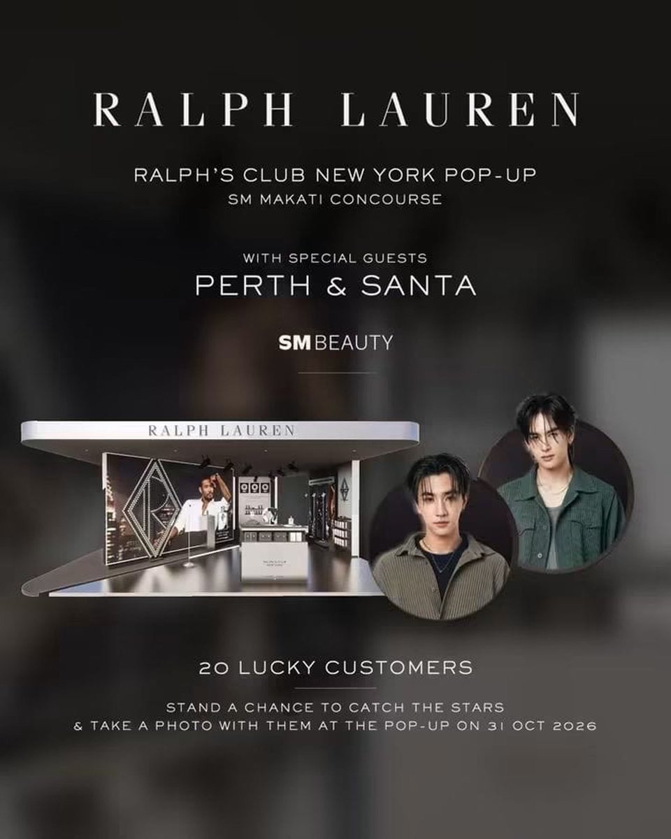 marsilabotros's tweet photo. GUYS ARE U KIDDING ME  WE HAVE ANOTHT RALPH LAUREN event WITH PERTHSANTA ON  31 OCTOBER AAAAAAAAAA OMGGGG IM CRYING 😭https://t.co/ZxPRMrrpqC https://t.co/ZxPRMrrpqC https://t.co/agJQQAWJ5w