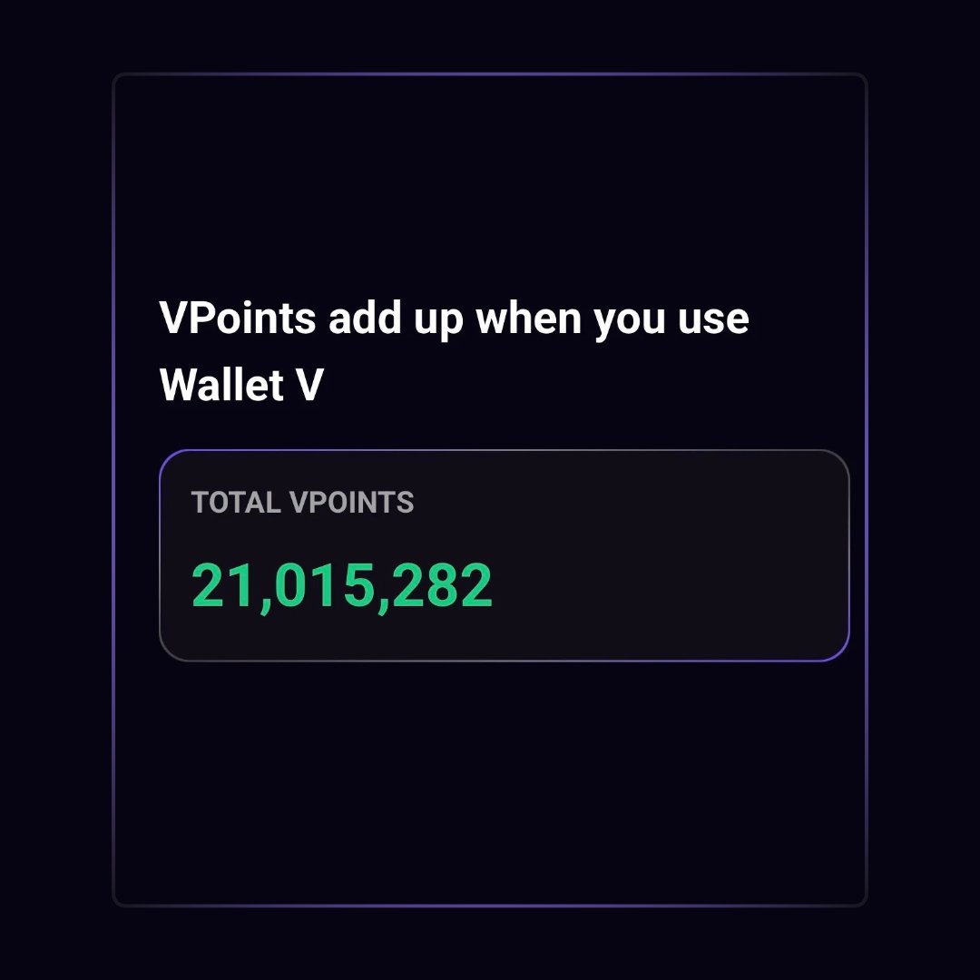WalletV_io's tweet photo. New TGE Website Update:

• Track 2 VPoints have been updated through today at 11:00 AM ET and rewards have been distributed.

• TGE website VPoints are updated in real time, so any VPoints earned or deducted will be reflected immediately.

⚠️ Important Notice: Following a review, VPoints associated with farming activities have been deducted. We strongly discourage these actions, as ineligible VPoints will be removed.

Phase 2 is ending soon. Get a share of our daily VPoints Prize Pool! 🚀