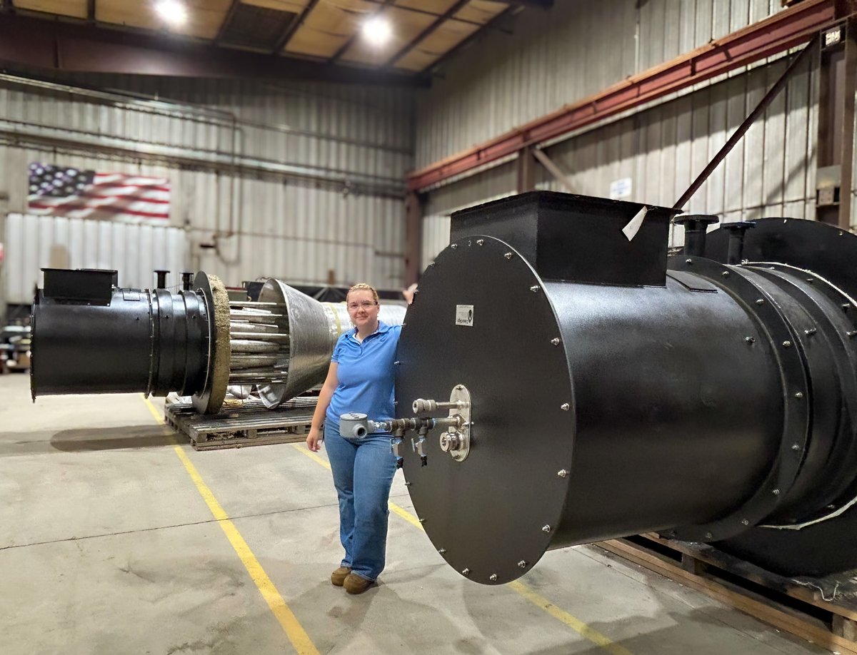 ClearSign's tweet photo. Big burners, bigger things ahead! 🚚

Three ClearSign Core™ M1 burners rated at 80 MMBtu/h each have officially made their way to a Fortune 500 midstream provider in West Texas. Following the July 1st order announcement, all three shipped last week.

Designed to deliver easy-to-operate, ultra-low-NOx emissions with no external FGR required, the M1 continues to bring advanced combustion technology to demanding industrial applications.

➡️Learn more about this order here: https://t.co/UnCtQI1PgY
➡️More recent news: https://t.co/hbr2eP9Zdt