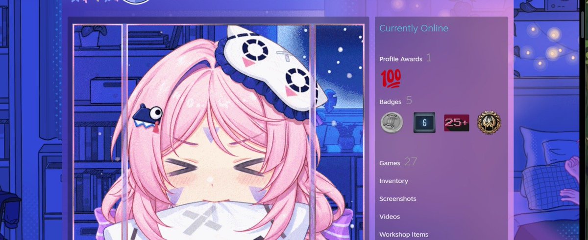 pingk's tweet photo. steamku jadi lucuu bannernya 😍 https://t.co/rPsRb4ekrJ
