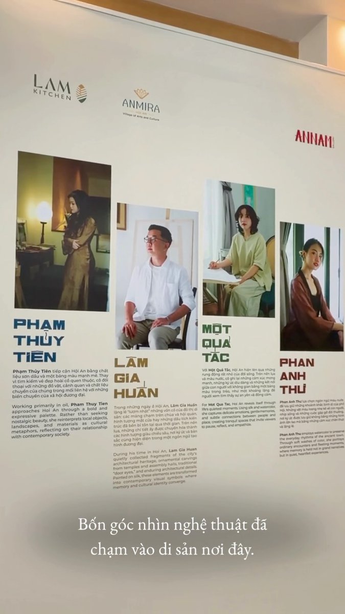 wellingtonhcs's tweet photo. Faifo Impressions – Hoài Phố Cảm Tác, nơi nghệ thuật hòa cùng tinh thần Hội An. Ghé LAM Kitchen, Anmira Hoi An để khám phá triển lãm theo cách của riêng bạn, từ 12–30/9/2026. https://t.co/NFOzjCoWzn