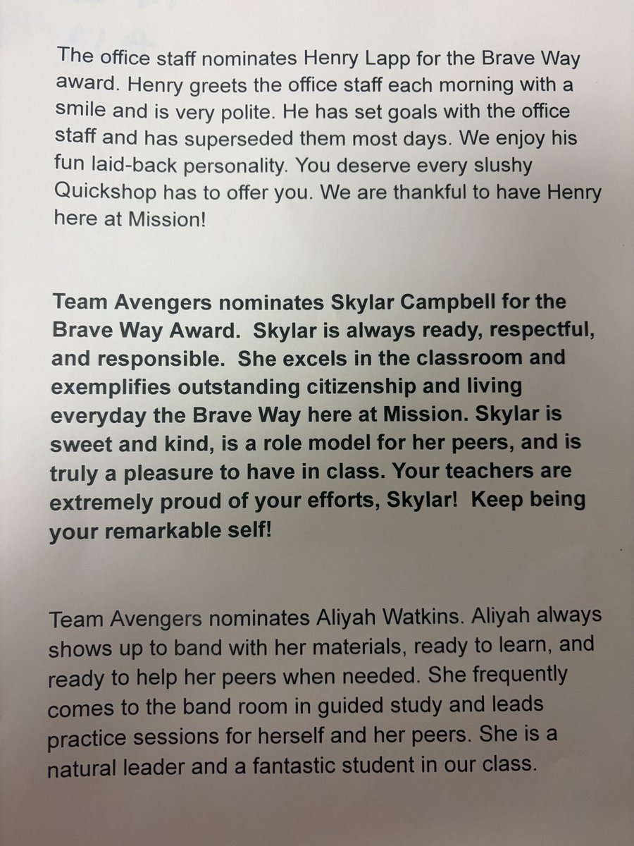 missionbraves's tweet photo. Congrats to our #Responsible #Respectful and #Ready Braves!!!! https://t.co/uEg4nz67Y8