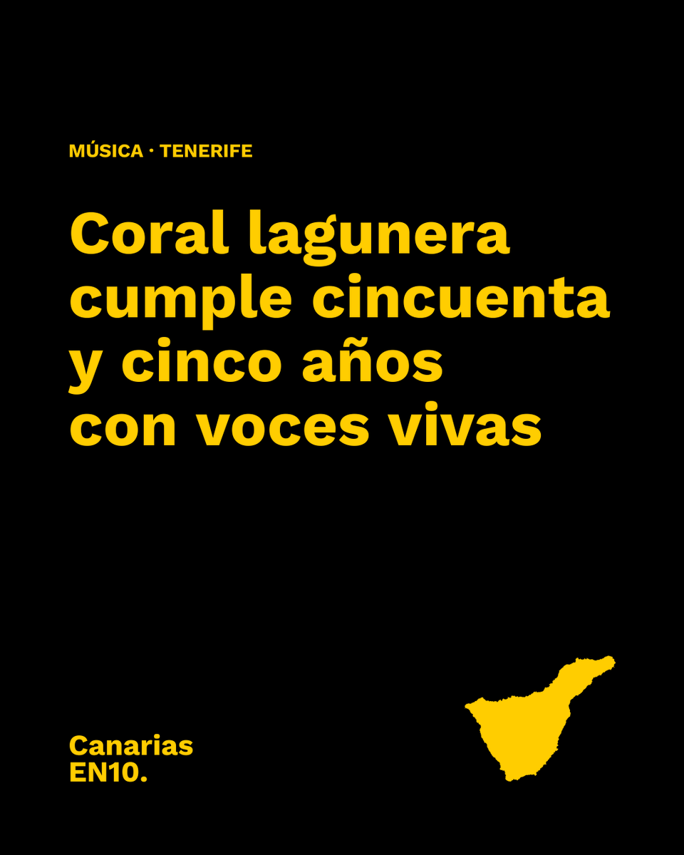 canariasen10's tweet photo. La Coral Universitaria de #LaLaguna cumple 55 años uniendo generaciones y conservando repertorios de #Canarias y Latinoamérica. Fundada en 1970, ha colaborado con Alfredo Kraus y la Sinfónica de Tenerife. Fuente: El Cultural de Canarias. https://t.co/JoFUIw7Dio