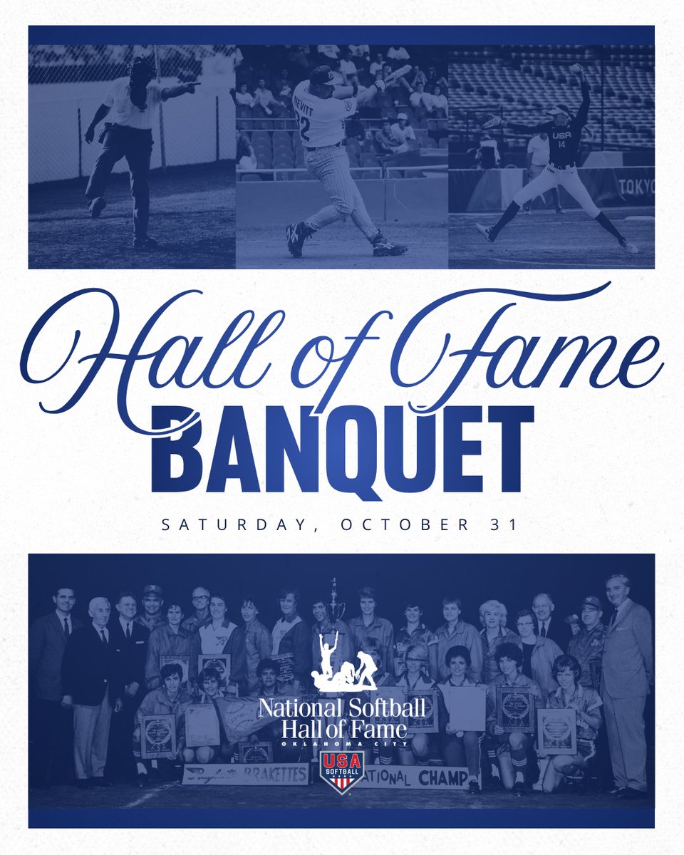 USASoftball's tweet photo. ⏳ Just 𝑶𝑵𝑬 𝒘𝒆𝒆𝒌 until the 2026 #USASoftball Hall of Fame induction ceremony!

𝗟𝗲𝗮𝗿𝗻 𝗺𝗼𝗿𝗲 » https://t.co/5EuAXq5b7g

#USASHOF | #ACM2027 https://t.co/GyFcuRZKCM