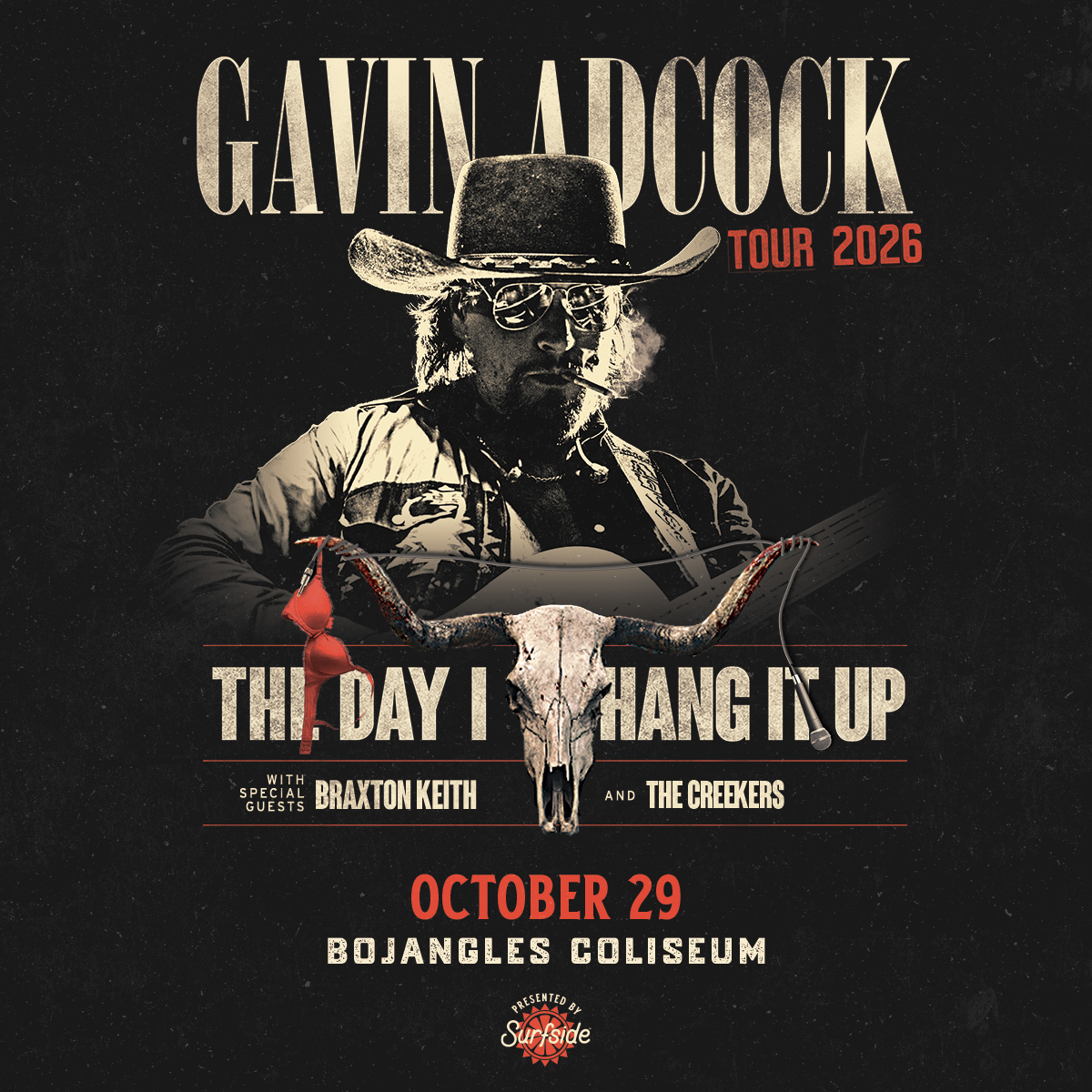 TheBOplex's tweet photo. NEXT WEEK, Gavin Adcock is bringing The Day I Hang It Up Tour 2026 to Charlotte at Bojangles Coliseum on Thursday, October 29th! We can't wait to see you there!

Get tickets: https://t.co/NbOKgc13jR #theboplex #cltentertainment #cltmusic https://t.co/vWtIP4EG3r