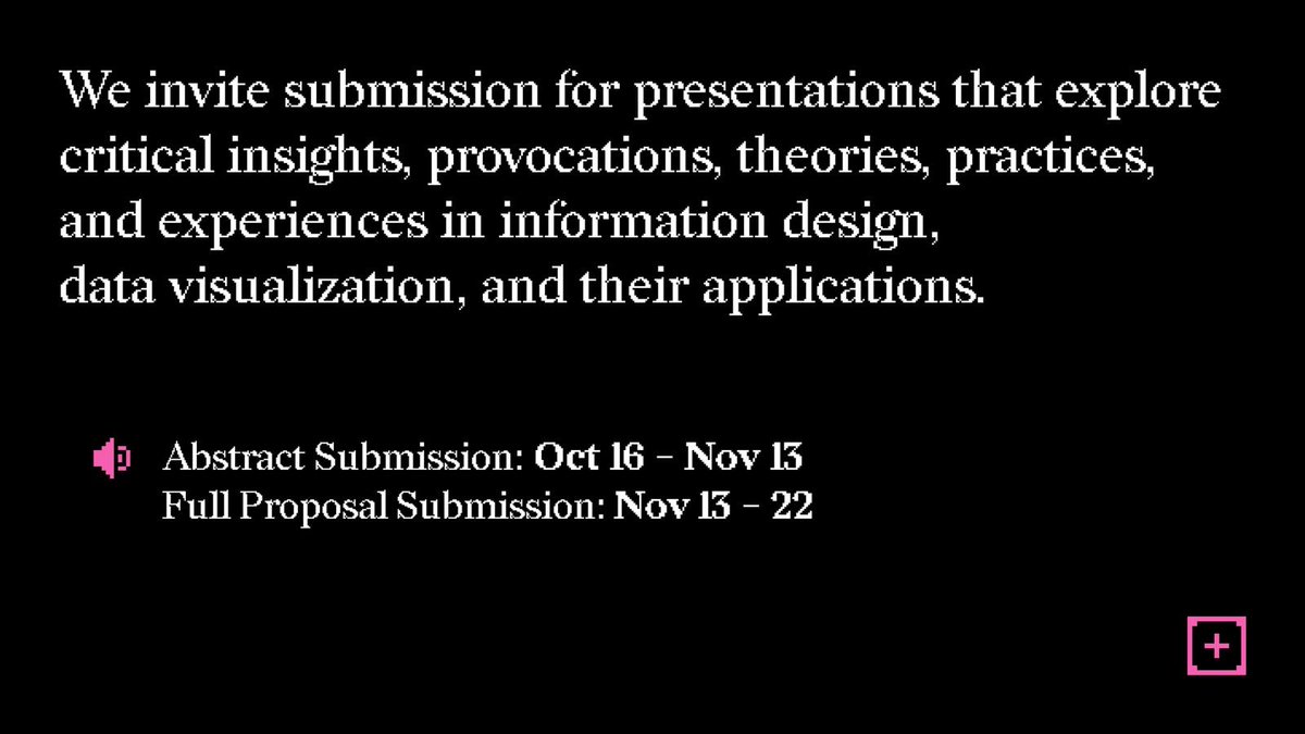 InfoPlusConf's tweet photo. Contribute to Information+ with a presentation!

Read the full guidelines and submission process on our website:
https://t.co/Slu0sQTbGR

#InformationPlus2027 #infoplus2027 #Informationdesign #Datavisualization #Datavis #Dataviz #Polimi #Milan https://t.co/PFMjzbw4f9