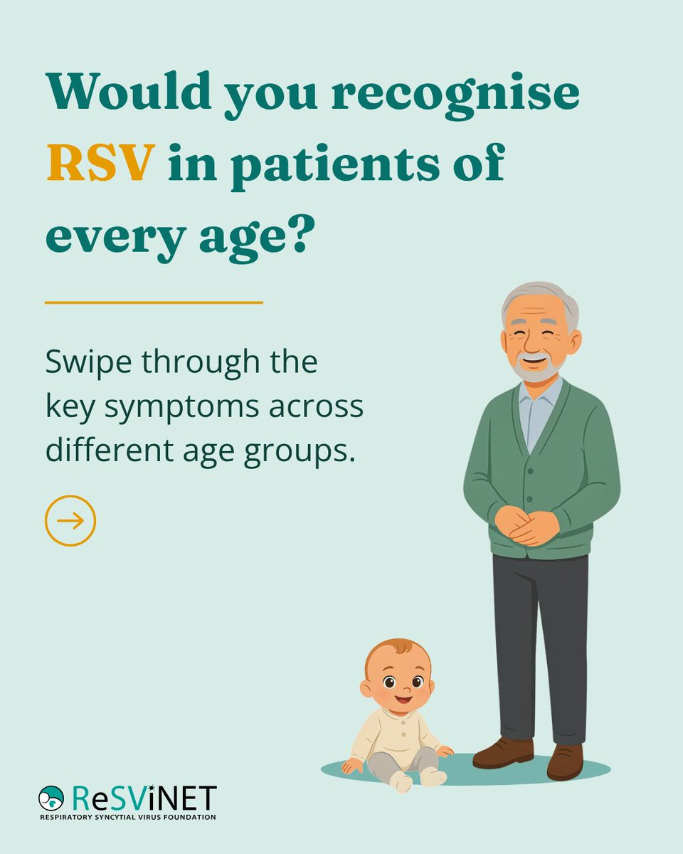ReSViNET's tweet photo. RSV may look different depending on who is in front of you. From infants and children to adults, pregnant women and older adults, RSV can affect patients across the life course. 
This post is supported by Sanofi. #RSV #LifeCourseApproach #HealthyAgeing #HealthcareProfessionals https://t.co/JXt03g2xYz