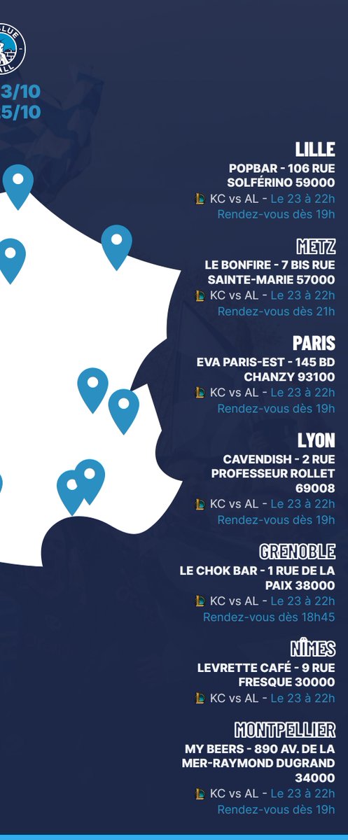 LeBlueWall's tweet photo. 🚨 Alerte Viewing Party 🚨

On passe à la vitesse supérieure !

Début des Swiss Stage dès 19h chaque jour* près de chez vous 🫡

Tous en VP ! #KCORP #KCWIN #LBW

*À confirmer sur le twitter de la ville/VP ou sur le discord de l'association