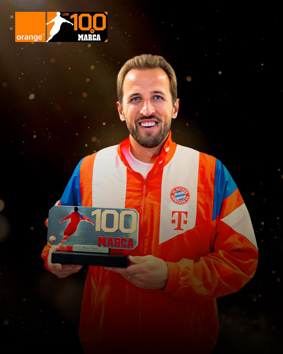 marca's tweet photo. 🔥💯 ¡Harry Kane es el elegido como ganador de #Los100deMARCA 2026! The crown is yours, @HKane! 👑 https://t.co/DB2eFTxDs0