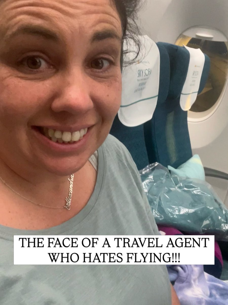 feh_lapaz's tweet photo. Travel agent confession: I hate flying, but I love travelling too much to stop. Give me my pre-flight bubbles, a crash dream for luck, and three seats to myself, then I’m off to see the world. Anyone else love travel but dread the flight? https://t.co/MIIqdXqpj8