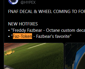 ddddddd8a's tweet photo. Faz-Token coming in fortnite?
https://t.co/3bhhfBIP4V https://t.co/4Fzz6tLcMz