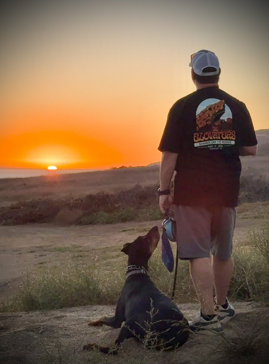 CooperOnTheRoad's tweet photo. @ThePilotNomad I'll take any sunset I can get, especially if it's with Mom or Dad by my side. 🐾 https://t.co/v2hqzidXcc