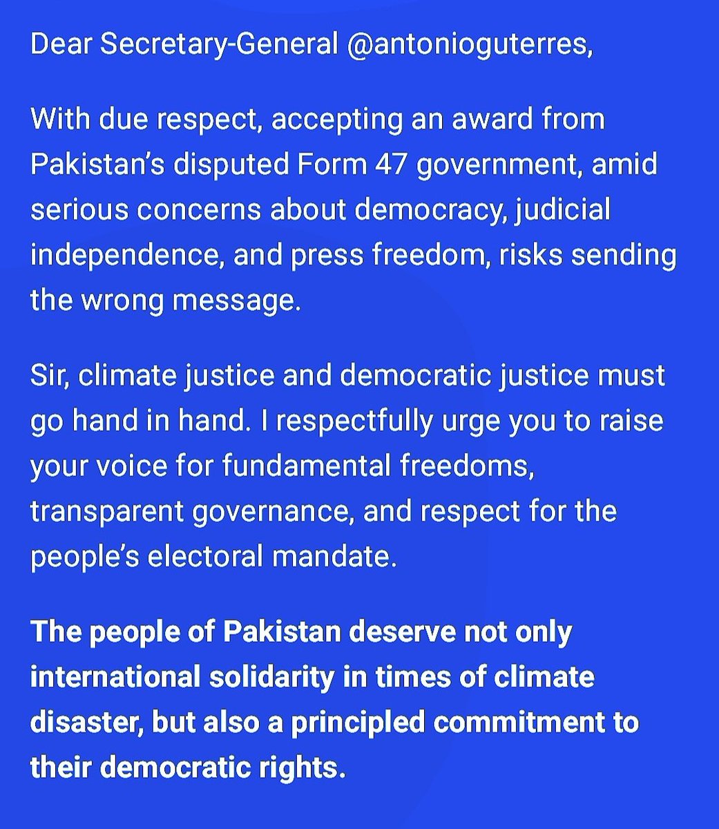 smoal786_abdul's tweet photo. I have raised Pakistan’s human rights violations for months, yet you remain silent while acknowledging its government and accepting awards from them. When will you speak for the people whose rights are being violated?
#ドラフト
#YoullKnowWhy
#KengHarit https://t.co/CXC2K7Q9yz