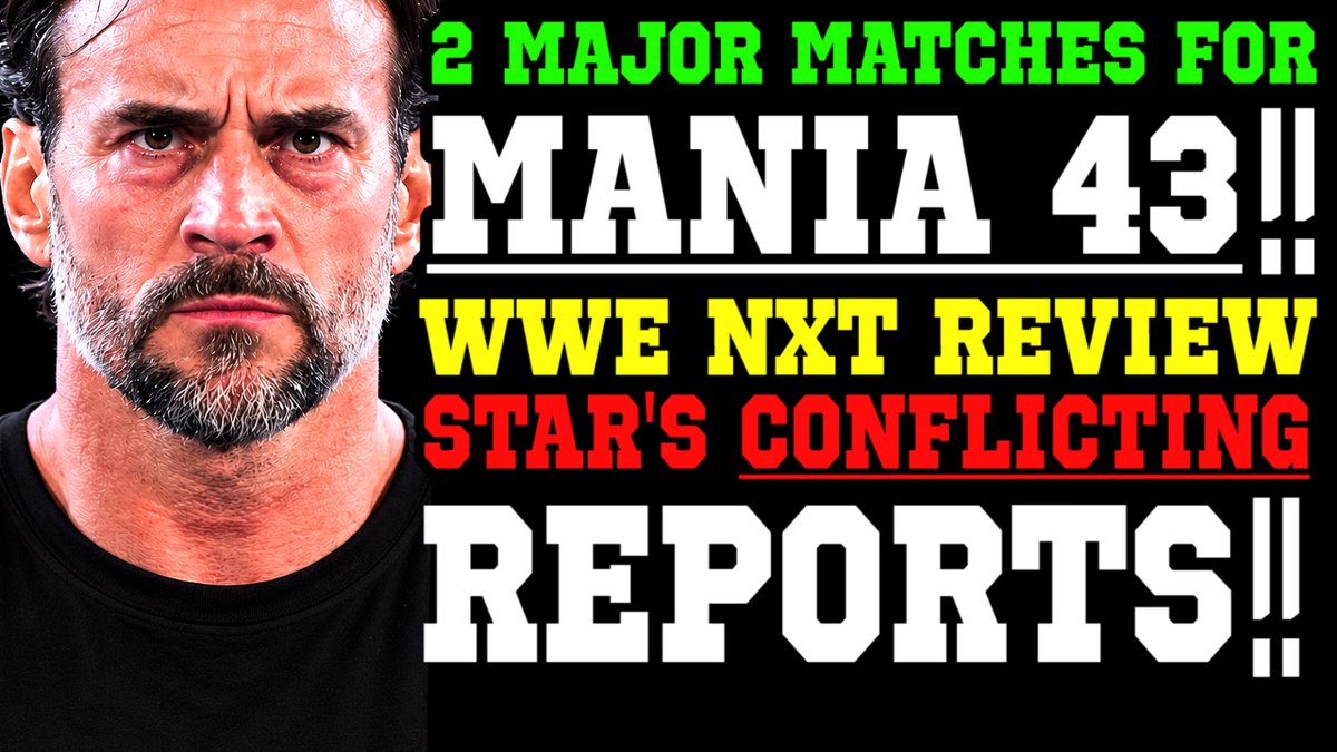 SlatsRock's tweet photo. WWE News! Conflicting Reports On Absent WWE Star! Possible CM Punk WrestleMania 43 Plans! NXT Review
https://t.co/gKgRkcw8yh
#WrestleVotes #WWERAW #WWESmackDown #WWENXT #NXTReview #NXTResults #NXT2026 #NXTHighlights #WomensWrestling #WWEWomen #WWEUpdatesToday #WrestlingNewsToday #ProWrestling #SlatRockWrestling #WWE #WrestlingCommunity #WrestlingNews #WWENews #WrestlingNews #WWERumors #WrestlingRumors #WWENewsAndRumors