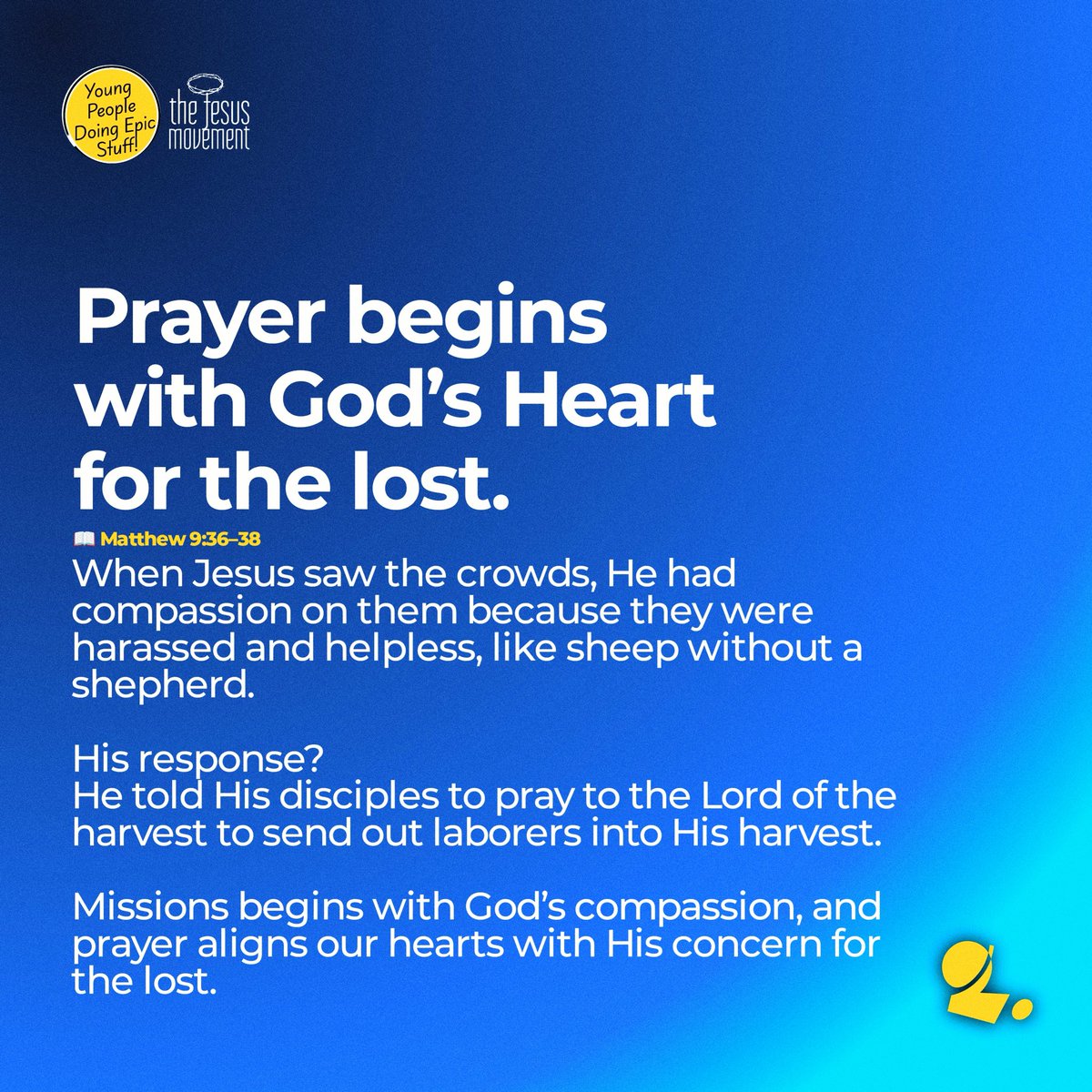 ypdes's tweet photo. Prayer matters in missions and here’s why. https://t.co/vjZg4zpkFB