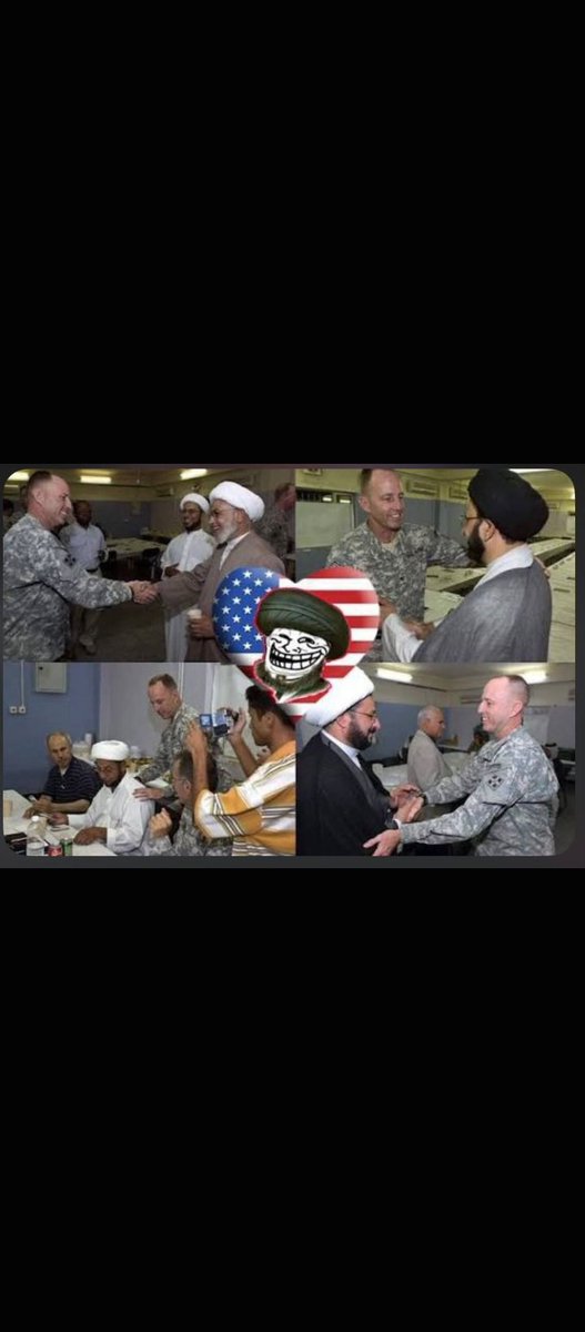 TheShepherd_8's tweet photo. @Haqiqatjou Shiites chant "Death to America," yet they originally rode in on American tanks. https://t.co/j1mZmFsuUE