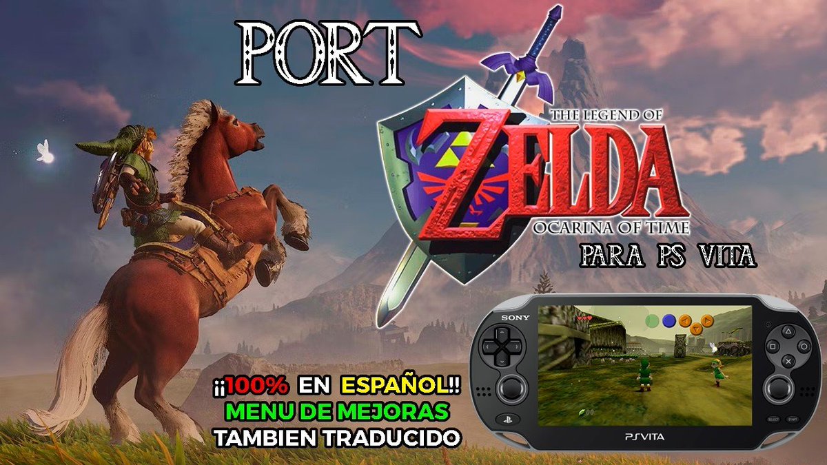 LopezTutoriales's tweet photo. ¡Port de ZELDA OCARINA OF TIME para PS Vita! ¡100% en ESPAÑOL! Tanto DIÁLOGOS como el MENÚ DE MEJORAS.
Vídeo completo aquí 👇🏻
https://t.co/EyT1Kk0nJm
¡Saludos cracks! ✌🏻😁👍🏻
#OcarinaOfTime #PSVita #Port #LopezTutoriales https://t.co/n8rmlUtkM1