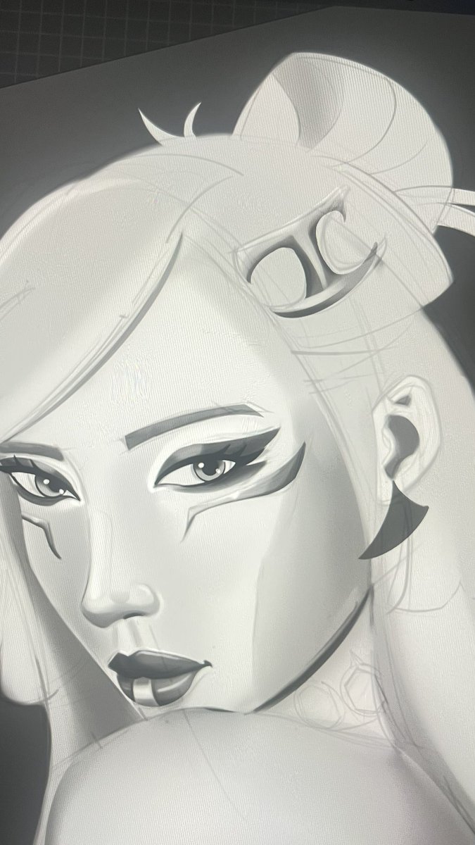 Elexedii1's tweet photo. A WIP of Kai’Sa 🔥🔥
 #kdafirestarter #KDA #kaisa #LeagueOfLegends #LeagueOfLegendsFanArt #RiotGames #artist #HEATBRINGER #KDAKAISA
@LeagueOfLegends @riotgames https://t.co/EVIiRraK3n
