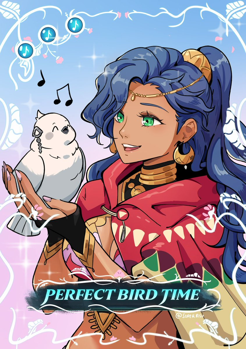 SuperRisu's tweet photo. PERFECT BIRD TIME with #Leda #fireemblem #fefw https://t.co/yOdVPkvWlV