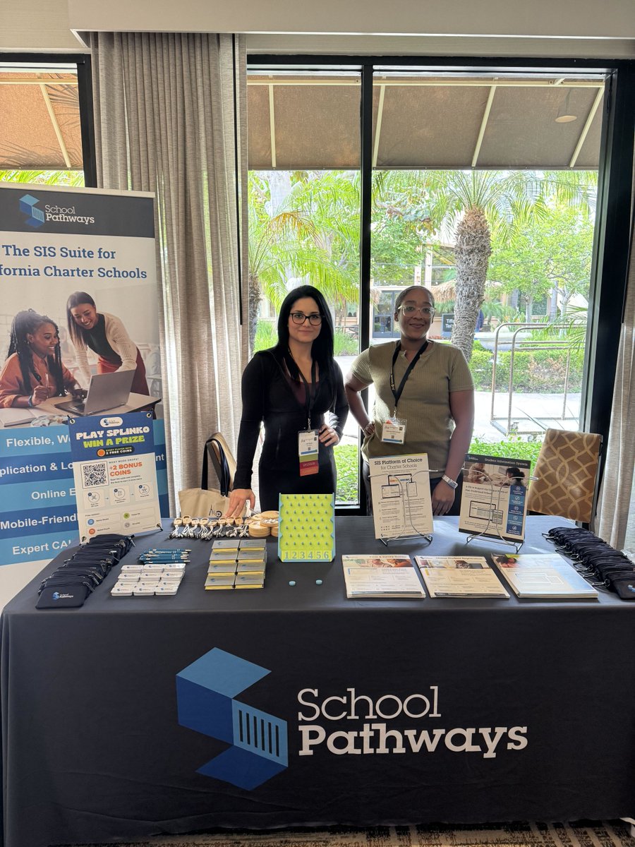 _SchoolPathways's tweet photo. We are live in Anaheim! The APLUS+ Conference is officially underway, and we're all set up and excited to connect with everyone.

If you're attending, swing by Table F14 to try your luck at mini Plinko, check out some fresh new swag, and say hi to our team! ✨ https://t.co/HB09gxqSKG