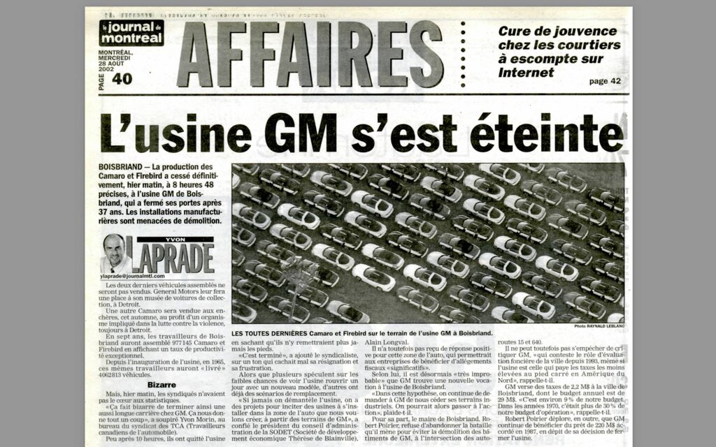 guideauto's tweet photo. 1965-2002 : l'histoire de l'industrie automobile au Québec
https://t.co/3MMggbbExu https://t.co/FKjvDJDc1D