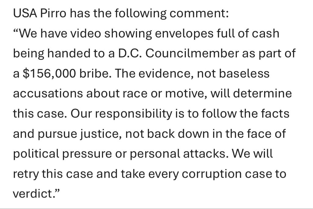 MikeMurilloWTOP's tweet photo. The @USAO_DC is responding to the accusations including White’s attorney saying that the prosecution’s  actions are racially motivated. @WTOP https://t.co/IWlvTPxiQu