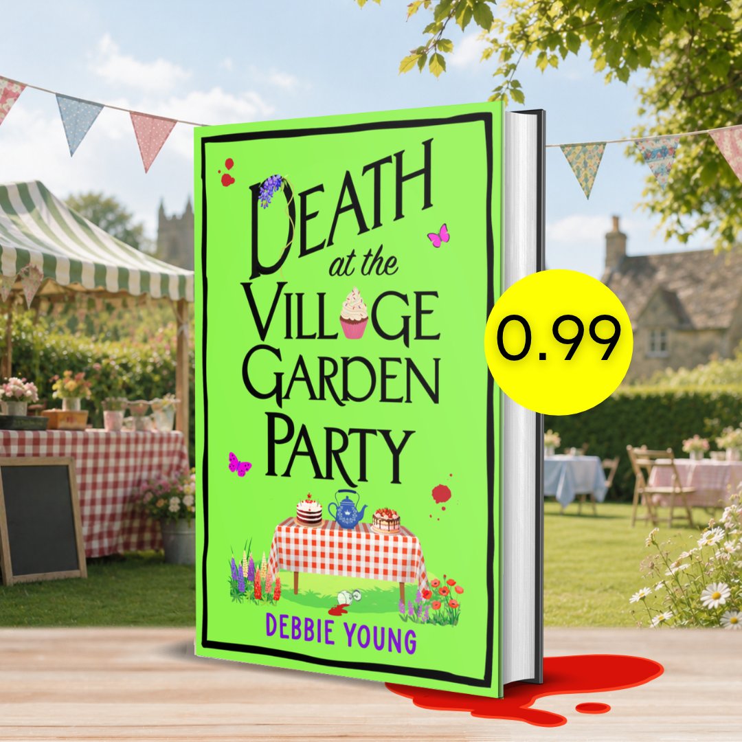 BoldwoodBooks's tweet photo. ⭐ FREE IN PRIME ⭐
Bunting. Fairground rides. Music... Murder. What more could you want from a garden party?

#DeathattheVillageGardenParty by Debbie Young is now ONLY 0.99 📚🔍 https://t.co/1r0fNLgfC6 https://t.co/4BlUs9ngJh