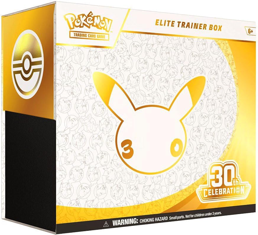 IGNDeals's tweet photo. Pokemon TCG 30th Celeberation Elite Trainer Box is $59.99, usually $89.99. Sold and shipped by Amazon, but you need to get chosen after requesting an invite first https://t.co/QaGIKq3hEl #ad https://t.co/tbaqdXObis