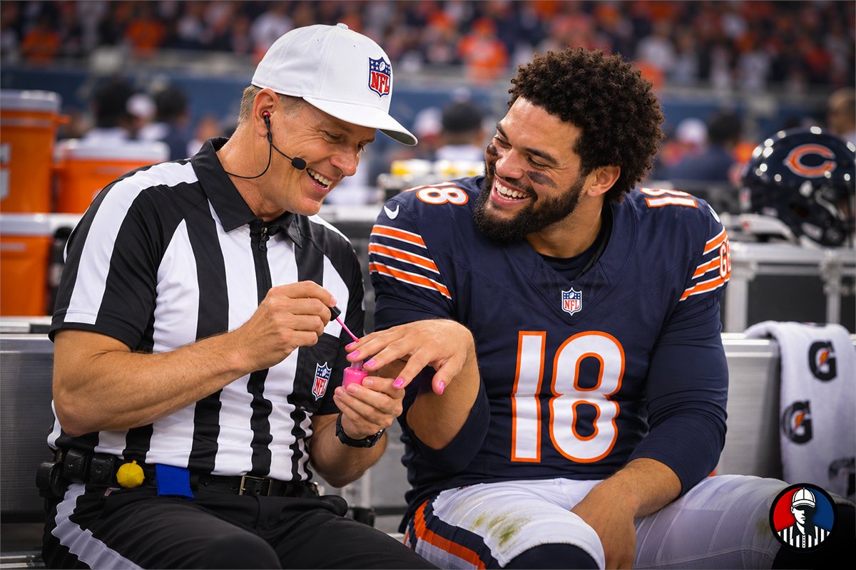 refereeinsider's tweet photo. The NFL wants the Bears tonight🔒

Alan Eck has been chosen as the head official for this Patriots vs Bears matchup, and he has a huge bias for favorites...

Throughout Eck's referee career:

🟠 Home favorites are 26-14 ATS (65%)
🟠 Home favorites of a FG or less are 13-3 ATS (81%)

Sorry Patriots fans...