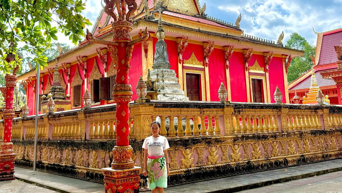 dia62737411's tweet photo. Chùa Sambo Rithisak, nét đẹp tâm linh và văn hóa Khmer. https://t.co/dkTyoQgWV3