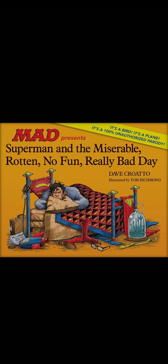 datbookclub's tweet photo. one of my favorite mad presents superman and the miserable,rotten,no fun,really bad day.comedy at its finest. https://t.co/w88HCZaUl9