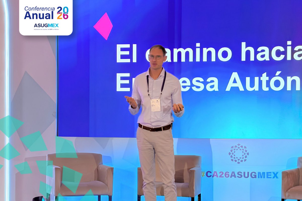 ASUGMEX's tweet photo. ¿Y si bastara decirle al sistema qué necesitas, en vez de navegar entre pantallas? David Yawalkar plantea que la IA asuma tareas repetitivas para que las personas tomen mejores decisiones. Su llamado: no te quedes atrás.

#CA26 #InteligenciaArtificial https://t.co/vTVEqMqQbp
