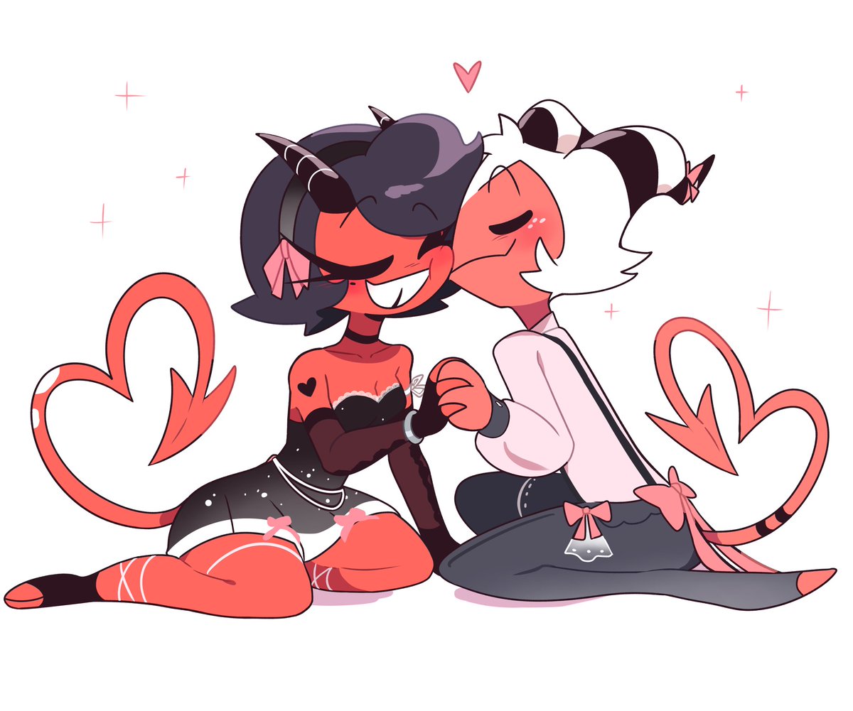 8nlJdg74zDaS46y's tweet photo. 最高の夫婦🥰
#HelluvaBoss #HelluvaBossFanart #Moxxie #Millie https://t.co/t6TeWEov3K