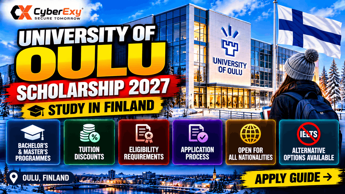 theCyberexy's tweet photo. 🎓 University of Oulu Scholarship 2027 🇫🇮

Planning to study in Finland? Explore bachelor's and master's programmes, tuition discounts, eligibility requirements, 

📖 Read here: https://t.co/cFb2vHXFKa https://t.co/ysulDGZIzd