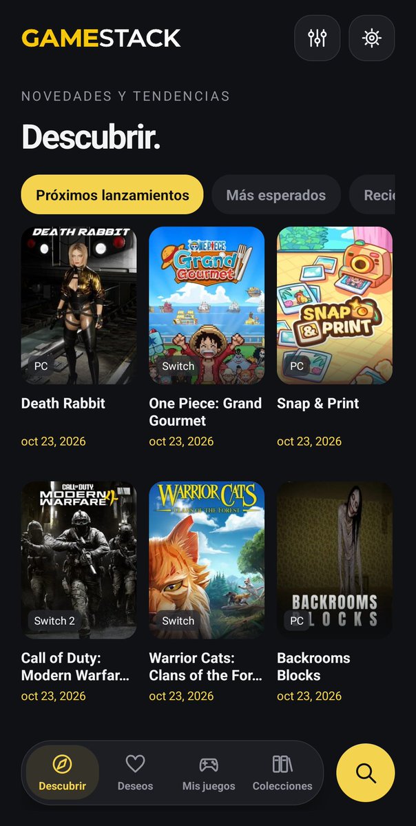 RealBox_ED's tweet photo. Nuevo catalogador de videojuegos para Android.  Este sí 🔝🔝 Todos los videojuegos, calendario de novedades y futuros, favoritos, colecciones y más!! https://t.co/PQK18CKR2B https://t.co/u518bVy8sM