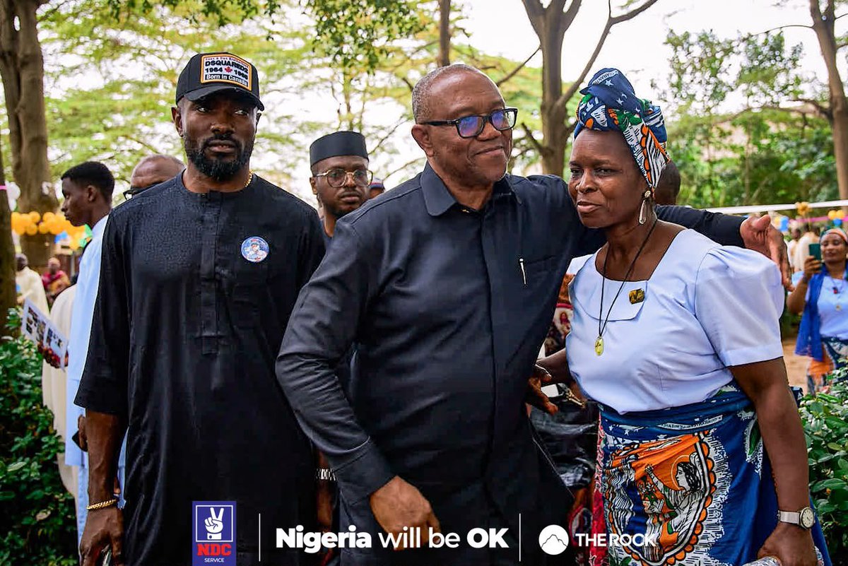 NigeriaNDCHQ's tweet photo. The Presidential candidate of our great Party, His Excellency Mr. Peter Obi, CON, paid his last respects to his 43-year-old ardent supporter, Ifeanyi Christopher Nworie, popularly known as Agima, who was gruesomely murdered last week in Enugu.

His Excellency prayed to God Almighty to grant the family left behind the fortitude to bear this loss, and to grant the late Christopher eternal repose.

He used the occasion to condemn violent attacks against his supporters and those of the NDC, and called on the government to bring the perpetrators of the dastardly act to justice.