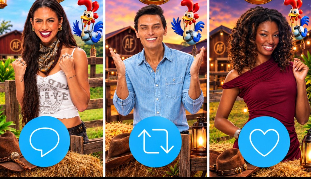 Eu_simplesment's tweet photo. Jonathan desistiu. 💔
Nesse momento, quem é o seu peão favorito para permanecer nesta roça? #AFazenda https://t.co/DpMz703vIm