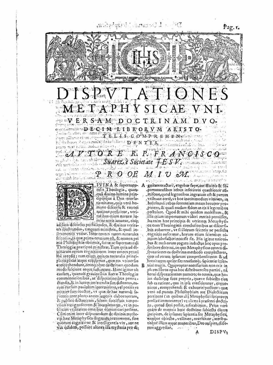 ScholaThomistic's tweet photo. Fr. Francisco Suárez figures as perhaps the greatest thinker of Second Scholasticism and his Disputations are certainly among the most important philosophical works ever written.

We are happy to announce they are now available on the ScholaThomistica. https://t.co/xaLVXs1e13