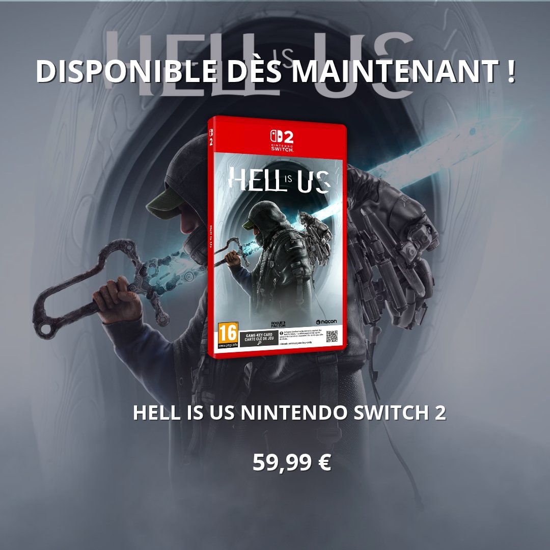 HypergamesA's tweet photo. Hell Is Us version Nintendo Switch 2 est disponible dès maintenant dans nos magasins Auchan ! https://t.co/ZSyQbVfJaV