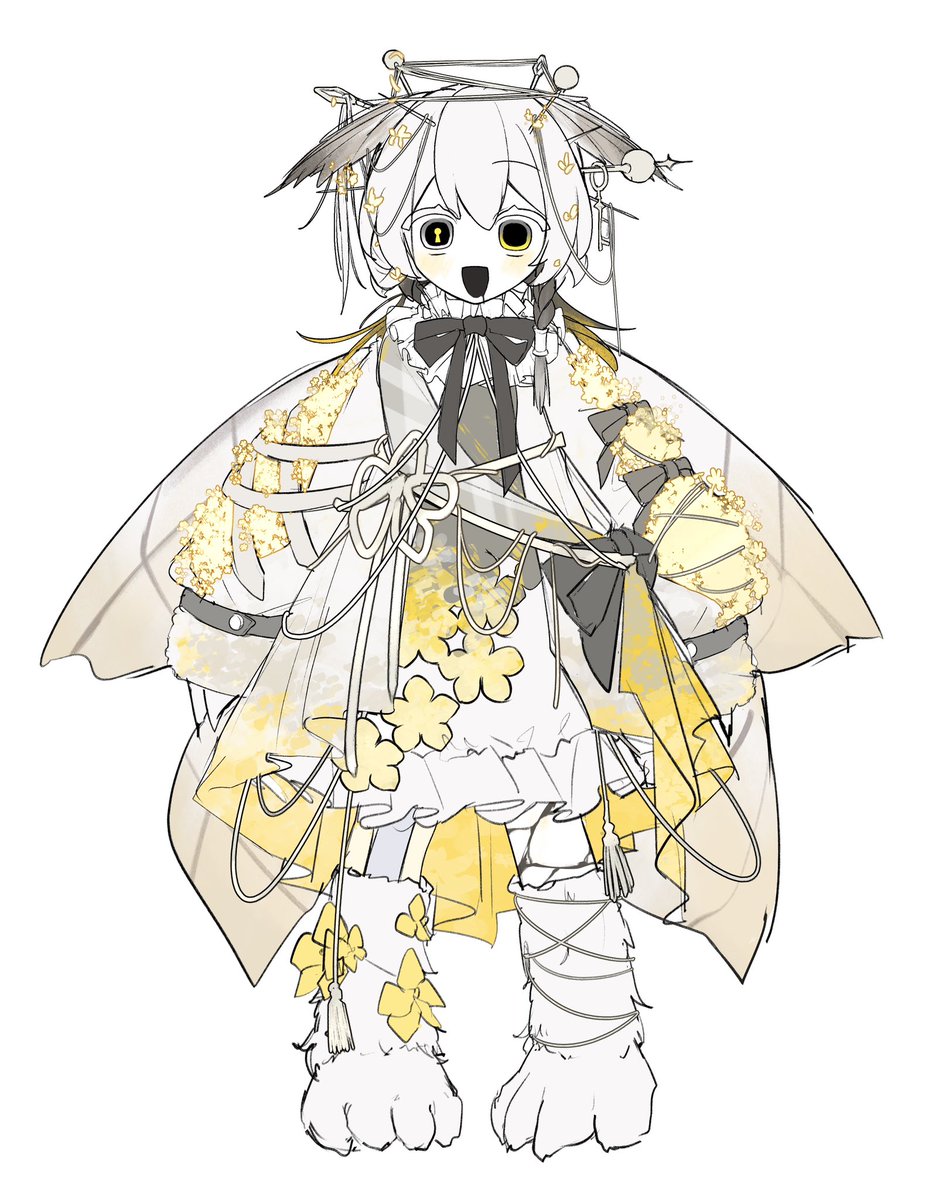 kurobarashan's tweet photo. カイコの擬人化です https://t.co/x8Y6GkX5zv